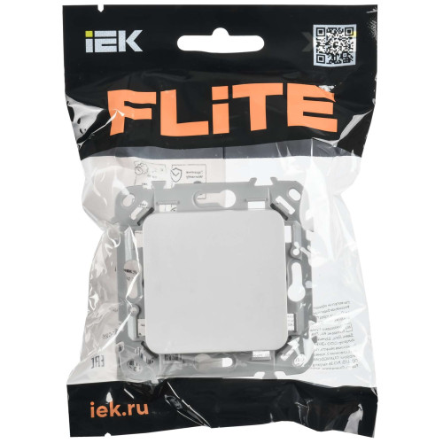 FLITE Выключатель 1-клавишный 10А ВС11-1-0-ФлЖ жемчуг IEK FLITE Выключатель 1-клавишный 10А ВС11-1-0-ФлЖ жемчуг IEK