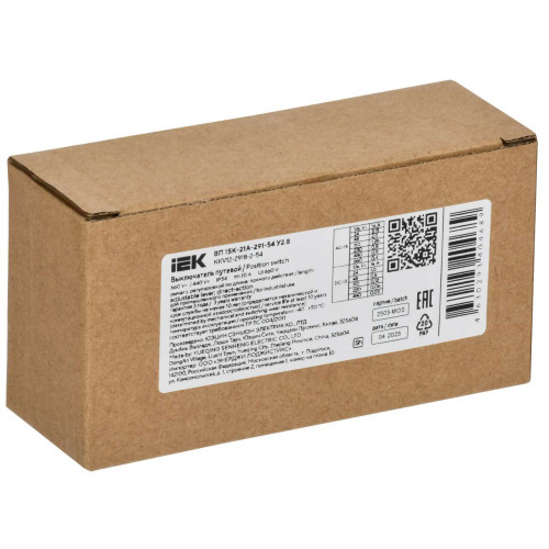 Выключатель путевой ВП 15К-21А-291-54 У2.8 рычаг с роликом регулируемый по длине мгновенного действия IEK Выключатель путевой ВП 15К-21А-291-54 У2.8 рычаг с роликом регулируемый по длине мгновенного действия IEK