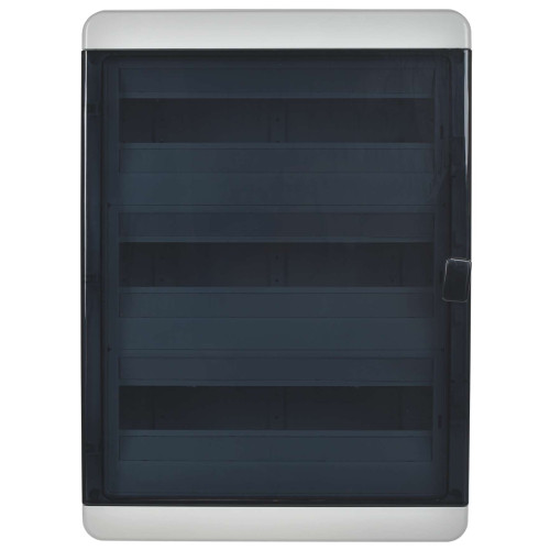 TEKFOR Корпус пластиковый КМПн-54 IP65 черная прозрачная дверь IEK