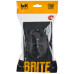 BRITE Розетка 2-местная с заземлением без защитных шторок 16А в сборе РС12-3-БрГ графит IEK