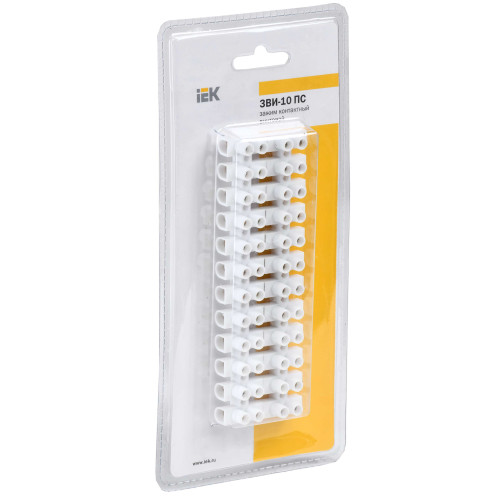 Зажим контактный винтовой ЗВИ-10 н/г 2,5-6мм2 12пар IEK