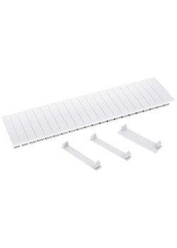 Заглушка 12 модулей белая IEK