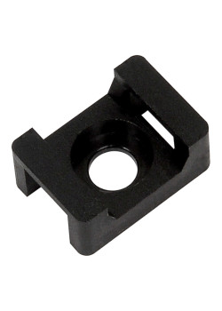 Площадка ПМ 22х16х4мм под винт черная (100шт) IEK