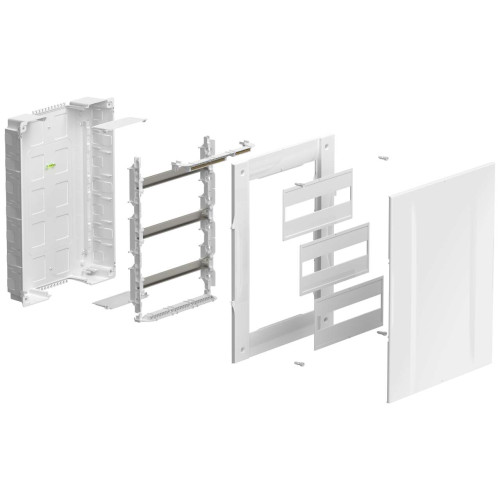 KREPTA Корпус пластиковый ЩРВ-П-54 белая дверь IP40 IEK