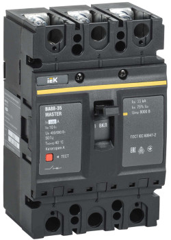 Выключатель автоматический ВА88-35 3Р 100А 35кА MASTER IEK