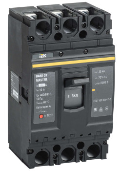 Выключатель автоматический ВА88-37 3Р 250А 35кА MASTER IEK