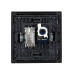 FORTE&PIANO Розетка двойная TV+RJ45 кат.6 FP137 черный IEK