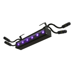 Светильник L-line 300/7/Д/RGBW/OPL/B/230AC IP67 RAL9005 Муар DMX LEDEL