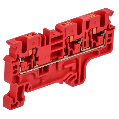 ARMAFIX Клемма пружинная Push In CP-MC 3 вывода 4мм2 красная IEK