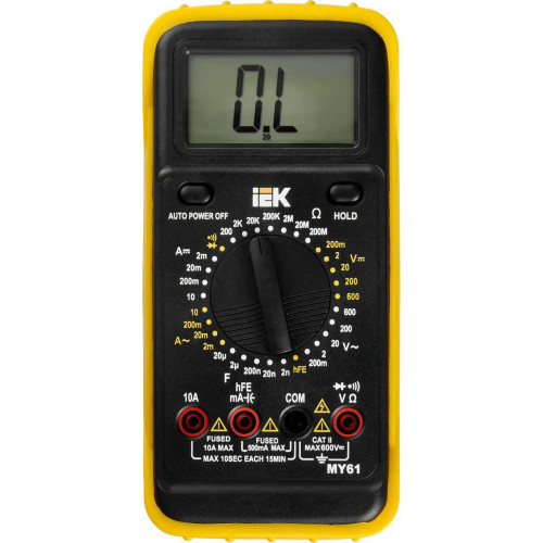 Мультиметр цифровой PROFESSIONAL MY61 IEK