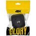 GLORY Розетка для открытой установки телефонная RJ11 РТ20-ХЧм черный матовый IEK