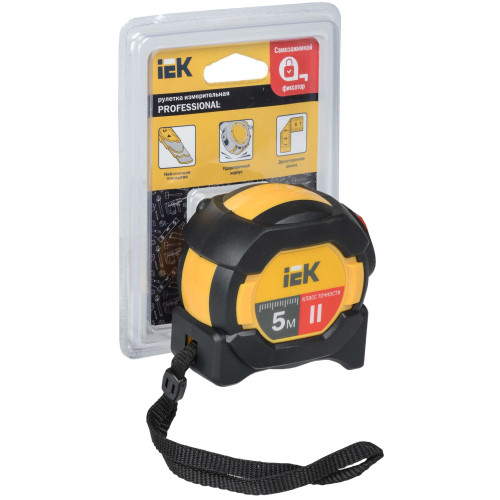 Рулетка измерительная PROFESSIONAL 5м IEK