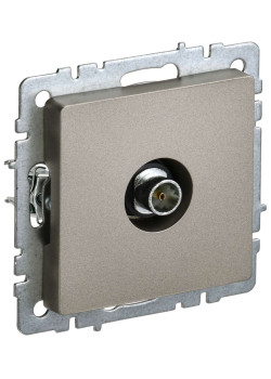 BRITE Розетка TV оконечная РТВ11-0-БрШ шампань IEK