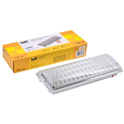 Светильник аварийный ДПА 2104 4ч IP20 IEK