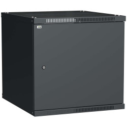 ITK Шкаф LINEA WE 9U 600x650мм дверь металл черный
