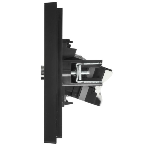 FORTE&PIANO Розетка двойная TV+RJ45 кат.5E FP136 черный IEK