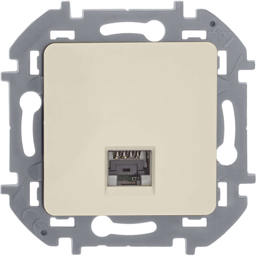 INSPIRIA Розетка компьютерная RJ45 категория 5Е UTP слоновая кость