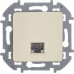 INSPIRIA Розетка компьютерная RJ45 категория 5Е UTP слоновая кость