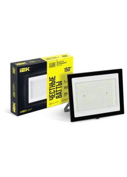 Прожектор светодиодный СДО 06-150 IP65 4000К черный IEK