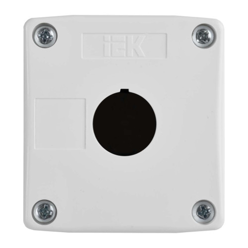 Корпус КП101-Р для кнопок 1 место белый IEK