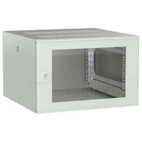 ITK UNITBOX W Шкаф настенный 6U 600х600мм дверь стеклянная серый