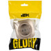 GLORY Розетка 1-местная для открытой установки с заземлением с защитными шторками 16А РСш20-3-ХШм шампань матовый IEK