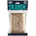 SKANDY Розетка 2-местная без заземления без защитных шторок 10А в сборе SK-R10Sa песочный IEK