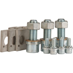 Комплект выводов для переднего присоединения двумя шинами или двумя кабелями с кабельными наконечниками М20 (3шт/компл) Контактор