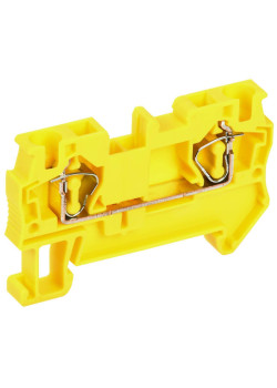Клемма пружинная КПИ 2в-4 41А желтая IEK