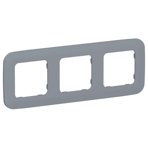 FLITE Рамка 3-местная РУ-3-А-ФлМ маренго IEK