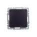 BRITE Розетка 1-местная с заземлением с защитными шторками и крышкой 16А IP44 РСбш10-3-44-БрЧ черный IEK