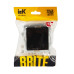 BRITE Выключатель жалюзи 10А ВС10-1-5-БрЧ черный IEK