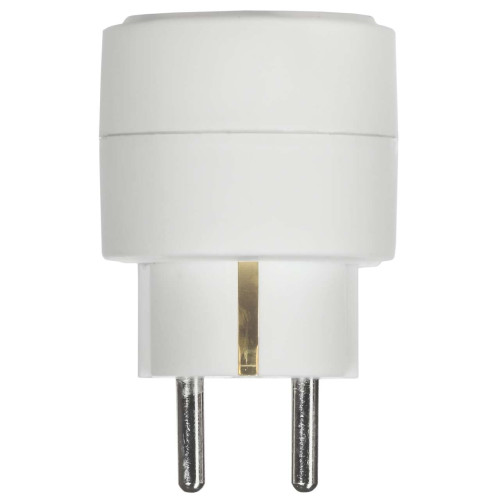 Тройник Т-01/02 2 круглых места с заземлением IEK