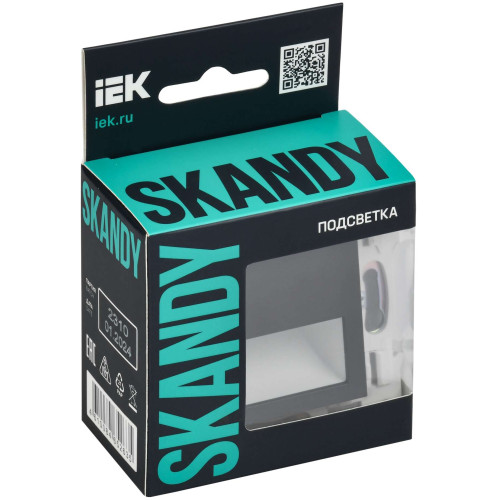 SKANDY Подсветка LED встраиваемая SK-L01Bl черный IEK