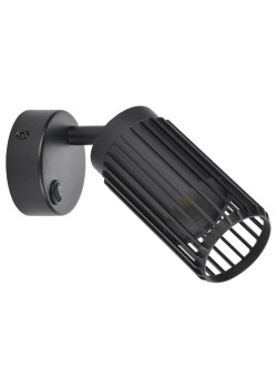 Светильник 4212 настенный под лампу GU10 черный IEK