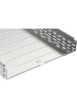ESCA Лоток перфорированный 100х500х3000 RAL 9016 IEK
