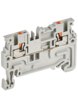 ARMAFIX Клемма пружин. Push-in CP 1,5мм2 серая IEK