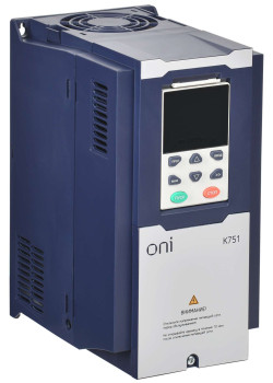 Преобразователь частоты K751 380В 3Ф 5,5-7,5кВт 13-17А ONI