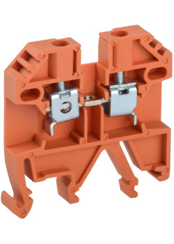 Клемма винтовая КВИ-2,5мм2 оранжевая IEK