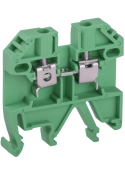 Клемма винтовая КВИ-2,5мм2 зеленая IEK