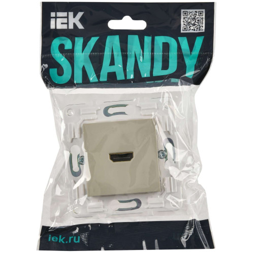 SKANDY Розетка HDMI SK-H01B бежевый IEK