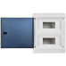 UNION Compact Корпус пластиковый ЩРВ-П-18 IP41 черная прозрачная дверь IEK
