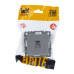 BRITE Розетка компьютерная RJ45 кат.5E РК10-БрА алюминий IEK