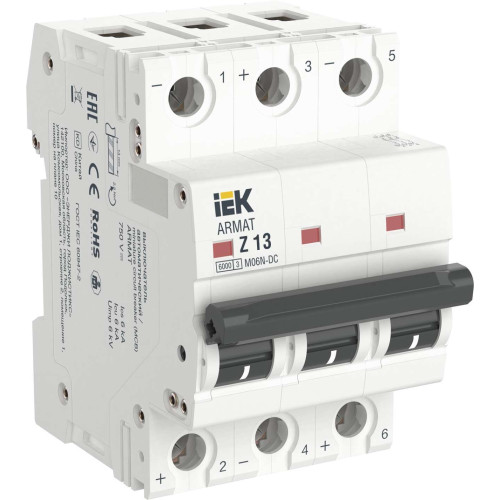 ARMAT Автоматический выключатель M06N-DC 3P Z 13А IEK