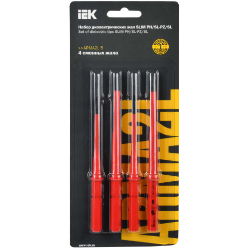 ARMA2L 5 Набор диэлектрических жал SLIM PH/SL-PZ/SL 4шт IEK