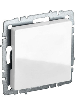 BRITE Заглушка с суппортом МЗ10-БрБ белый IEK