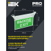 Светильник аварийный ССА 2101 3Вт 3ч ВЫХОД-EXIT IP20 IEK