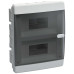 UNION Compact Корпус пластиковый ЩРВ-П-18 IP41 черная прозрачная дверь IEK