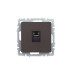 BRITE Розетка компьютерная RJ45 кат.5E РК10-БрТБ темная бронза IEK