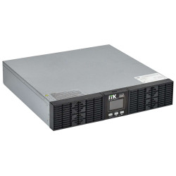 ITK ELECTRA OR ИБП однофазный онлайн 10кВА/10кВт 2U LCD дисплей 192-240VDC клеммная колодка без АКБ с регулируемым зарядным устройством USB EPO RS232 SNMP слот Rack/Tower